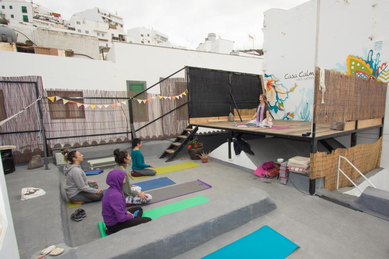 Casa Calma Yoga Hostel Agaete  Dış mekan fotoğraf